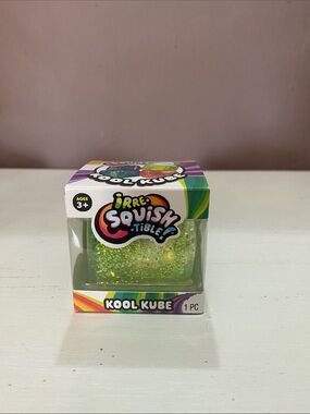 Kool Kube GLITTER GREEN Squishy Sensory Toy